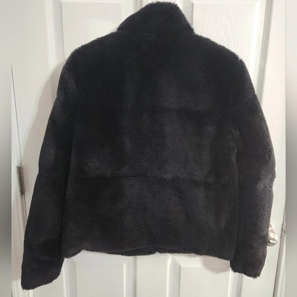 Zara Elegant Black Teddy Jacket - Picture 3 of 14